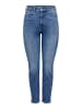 ONLY Straight Fit Jeans in Medium Blue Denim