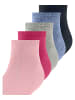 ESPRIT Socken 5er Pack in Rosa/Grau/Blau