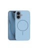 COFI 1453 TFO Silicone Thin Mag kompatibel mit Apple iPhone 16 Hellblau in Hellblau