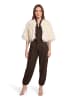 Vera Mont Kunstfell-Jacke mit Fransen in Champagne Sorbet