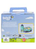 COFI 1453 Bluey Set mit 380?ml Wasserflasche und Brotdose Lunchbox-Set für in Blau