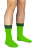 normani 1 Paar Socken Bi-Color in Apfelgrün/Moosgrün