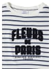 Cecil 3/4-Arm Shirt mit Wording Artwork in Blau