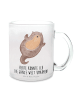 Mr. & Mrs. Panda Kaffeetasse Otter Umarmen mit Spruch in Transparent