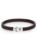 Rebel & Rose Armband Small Braided Brown in braun