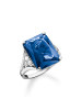 Thomas Sabo Ring Blauer Stein in silber, blau