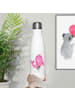 Mr. & Mrs. Panda Trinkflasche Sternzeichen Jungfrau ohne Spruch in Weiß