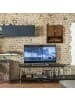 relaxdays 3tlg. Badschrank-Set in Braun