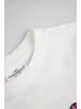Coccodrillo Baumwoll-T-Shirt mit kurzen Ärmeln in ecru