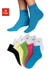 H.I.S Kurzsocken in bunt-weiß