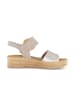 Gabor Plateau Sandalen in beige