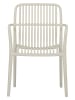 ebuy24 Gartenstuhl Iben Sandfarben 56 x 58 cm