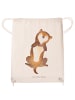 Mr. & Mrs. Panda Rucksack-Beutel Hund Streicheln ohne Spruch in Creme