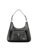 La Martina Schwarz Leder Damen Schulter Tasche
