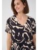 Kaffe Kleid KAbeathe A-shape in Black/Nature Organic Lines