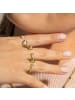 Luxenter Ring Ufore 925er Sterlingsilber verstellbar-Ufore gold