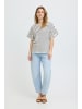 Pulz Kurzarm-Bluse PZCAMILLA Loose fit in Black Beauty