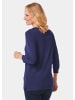 GOLDNER Pullover aus hochwertigem Garn in tintenblau
