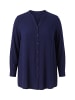 MIAMODA Bluse in dunkles marine