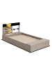 Outsunny Sandkasten in Grau 154L x 80B x 60H cm