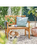 Butlers Gartenbank LOVEBIRD in Braun