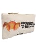 Mr. & Mrs. Panda Pencil Case Sternzeichen Krebs mit Spruch in Weiß