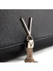 Valentino Divina Clutch Tasche 26 cm in nero-gold