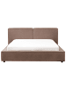 Beliani 2-tlg Doppelbett LINARDS in Braun