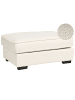 Beliani Ottomane KOLDING in Beige/Schwarz - (W) 94 x (H) 45 x (L) 65 cm