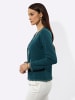 creation L Strickjacke in petrol