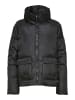 SELECTED FEMME Winter Jacke Warm Wattierte Puffer Jacket SLFDASA Hoher Kragen in Schwarz