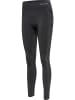 Hummel Leggings Hmlci Seamless Mid Waist Tights in BLACK MELANGE