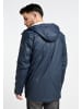 DreiMaster Maritim Regenjacke Mit Teddyfutter in Marine