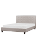 Beliani Doppelbett LA ROCHELLE in Grau - (W) 170 x (H) 108 x (L) 218 cm