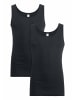 Hessnatur Fitted 2er Pack in schwarz