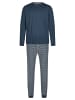 Phil & Co. Berlin  Pyjama Henley in Dunkelblau