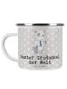 Mr. & Mrs. Panda becher emaille Panda Bester Großonkel der Welt ... in Grau Pastell