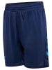 Hummel Hummel Shorts Hmlongrid Multisport Unisex Kinder Atmungsaktiv Feuchtigkeitsabsorbierenden Leichte Design in MARINE/ATOMIC BLUE