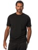 JP1880 Kurzarm T-Shirt in schwarz