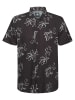 Petrol Industries Allover-Print Hemd Orion in Schwarz