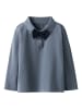name it Poloshirt mit Fliege NMMROGULA LS POLO in flint stone