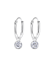Alexander York Ohrringe CHARM-ZIRKONIA in 925 Sterling Silber, 2-tlg. in silber
