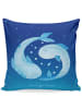 Mr. & Mrs. Panda couchkissen 40x40 Sternzeichen Fische ohne Spruch in Sternenhimmel Blau