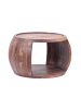FineBuy Couchtisch in Braun / Sheesham / 60x50x40