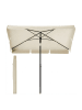 SONGMICS Sonnenschirm Sheld in Beige - (D)200 x (H)215 cm