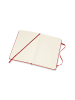 Moleskine Notizbuch mit festem Einband, 70g-Papier, Blanko "Classic" in Scharlachrot