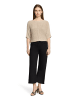 Betty Barclay Strickpullover kurzarm in Grau Beige