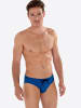 HOM Badehose Swim Mini Brief Hendaye in blue print