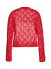 Swirly Damen Cardigan in Rot