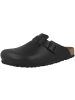 Birkenstock Clogs Boston Naturleder normal in schwarz